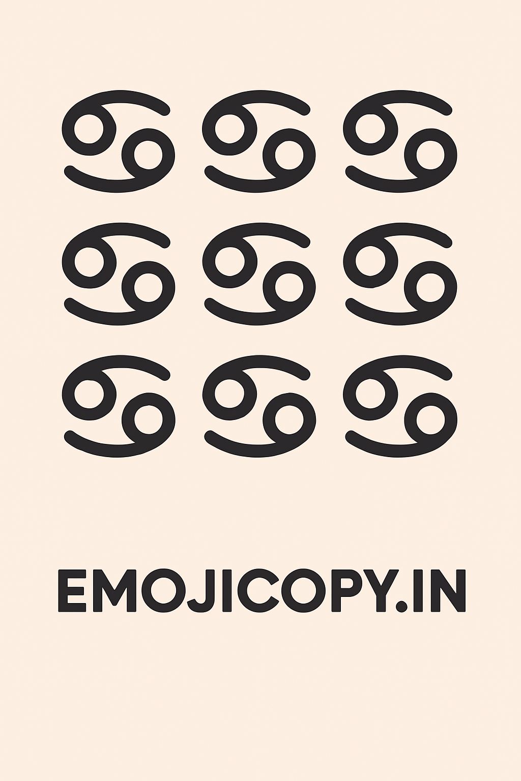 Cancer Emoji ♋🦀🐚♈♉♌♍♎♏🧭🌠 – Copy and Paste Cancer Zodiac Symbol