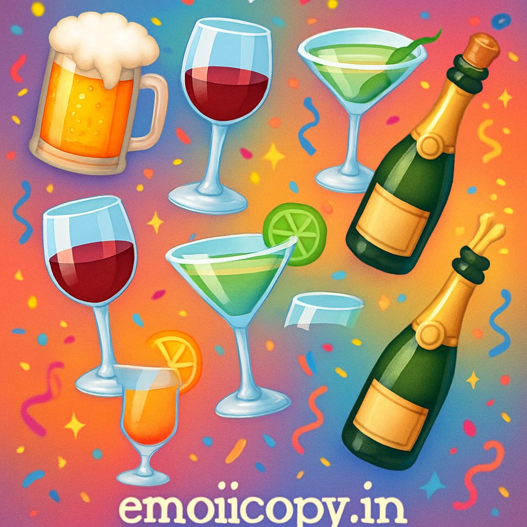 🍷 Alcohol Emoji List 🍺🍸 - Copy and Paste Alcohol Emojis Easily