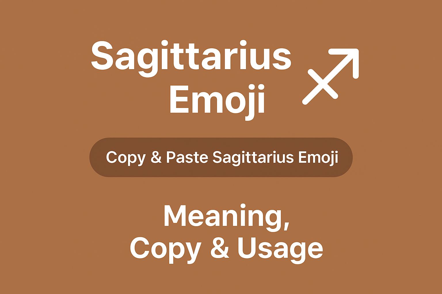 Sagittarius Emoji ββπ«βπβπ§βπ
βπΊοΈ β Copy, Meaning and Astrology Symbol